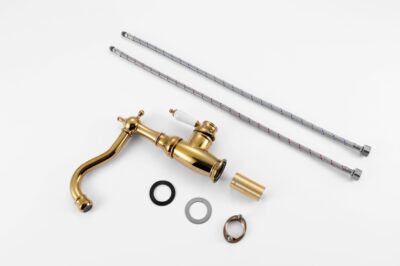 Single Hole Brass Basin Tap X4