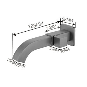 Square Knob Bathroom Basin Tap X11