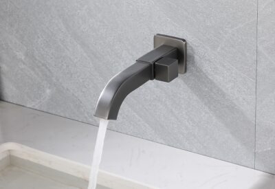 Square Knob Bathroom Basin Tap X4