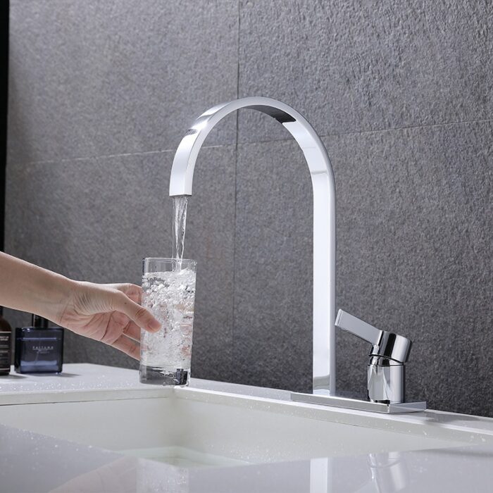 Square Spout Vessel Sink Tap