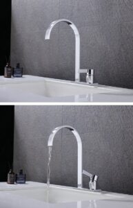 Square Spout Vessel Sink Tap