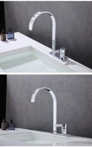 Square Spout Vessel Sink Tap