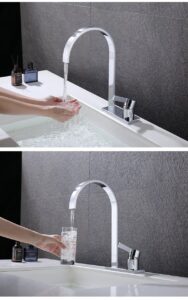 Square Spout Vessel Sink Tap