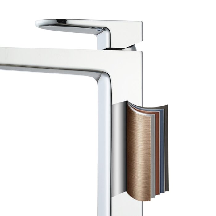 Tall Solid Brass Hot and Cold Mixer Faucet