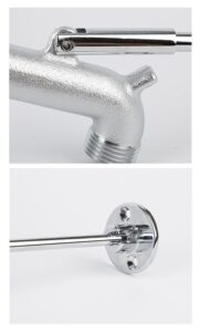 Wall Mount Mop Sink Faucet Built In Stops Rough 2 Hole X3