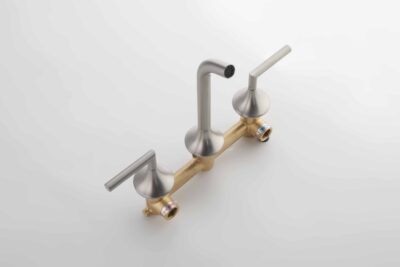 Wall Mounted Faucet Bathroom Widespread Basin Mixer Tap X6